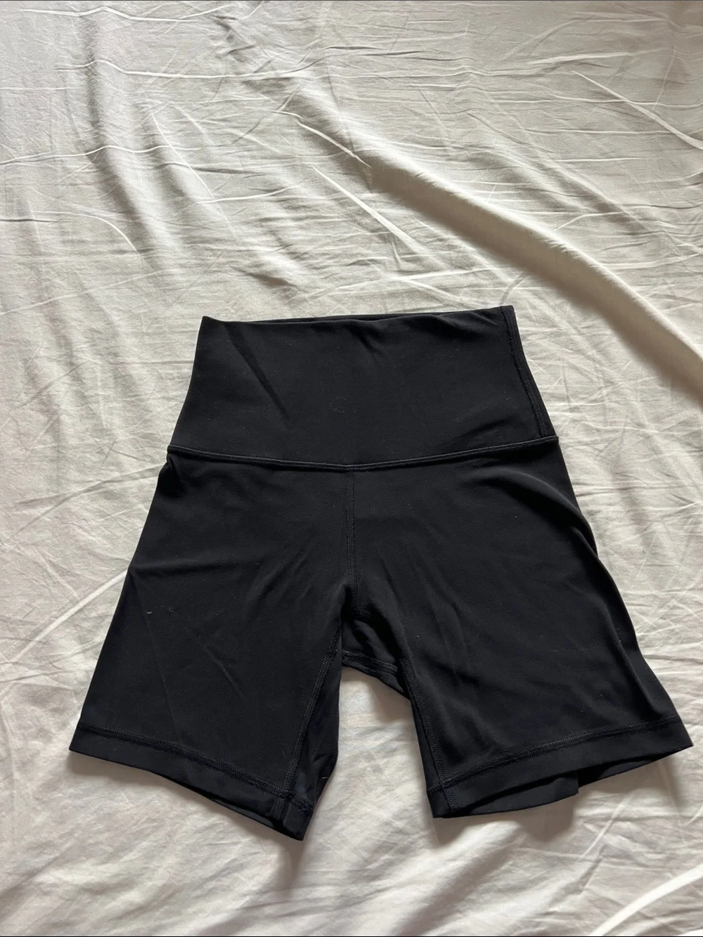 Lululemon High-Waist Black Women's 6 inch Shorts